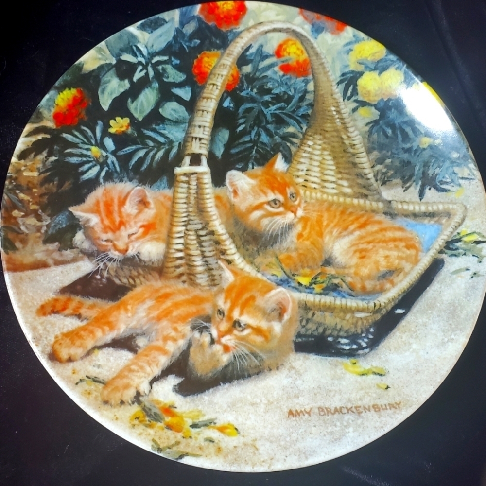 "Flower Bed" Plate